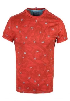 Gabbiano T-Shirt Print - Rusty Red, Herren -Angebote Gabbiano Store fe36a48ee1c64497b5445e2a0bb34a5b